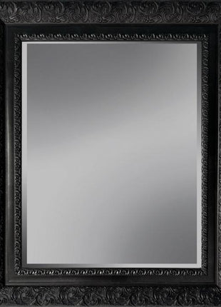 Spiegel mit Facette, 72x172cm inkl. Rahmen. Schwarz