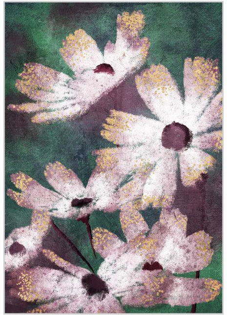 Leinwand inkl. Backrahmen 100x140cm Blumen. Material: Leinwand + Acrylfarbe