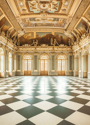 Glasbild 160x80cm Tanzsaal