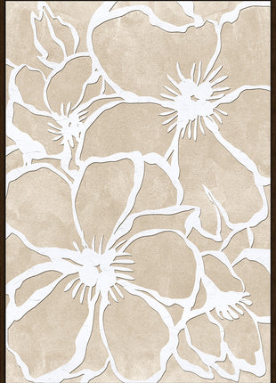 Leinwand inkl. Rahmen 80x120cm 'Blumen' Material: Leinwand + Schaumstoff