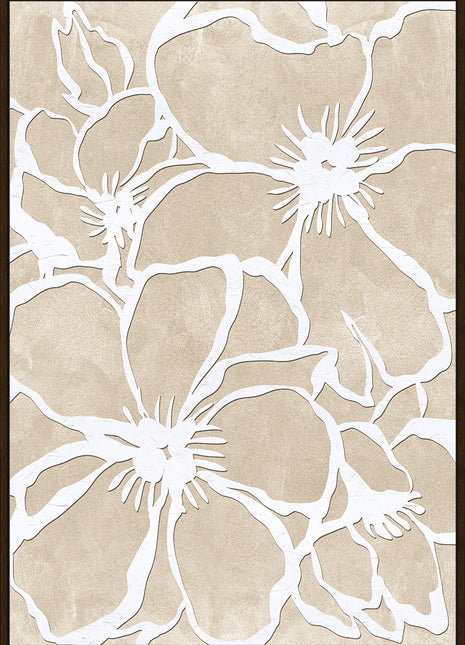 Leinwand inkl. Rahmen 80x120cm 'Blumen' Material: Leinwand + Schaumstoff