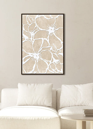 Leinwand inkl. Rahmen 80x120cm 'Blumen' Material: Leinwand + Schaumstoff