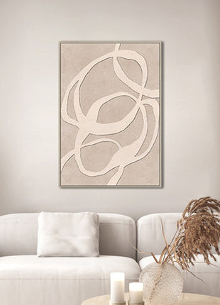 Leinwand inkl. Rahmen 80x120cm 'Happy Stripes' Material: Leinwand + Schaumstoff