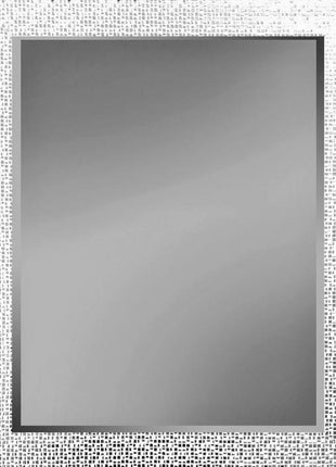 Spiegel mit Facette, 49x149cm inkl. Rahmen. Silber