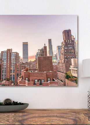 Glasbild 120x80cm Empire State Building und Umgebung