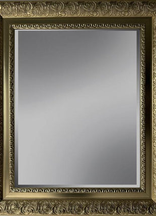 Spiegel mit Facette, 52x152cm inkl. Rahmen. Gold