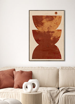 Leinwand inkl. Rahmen 80x120cm 'Vase' Material: Acrylfarbe