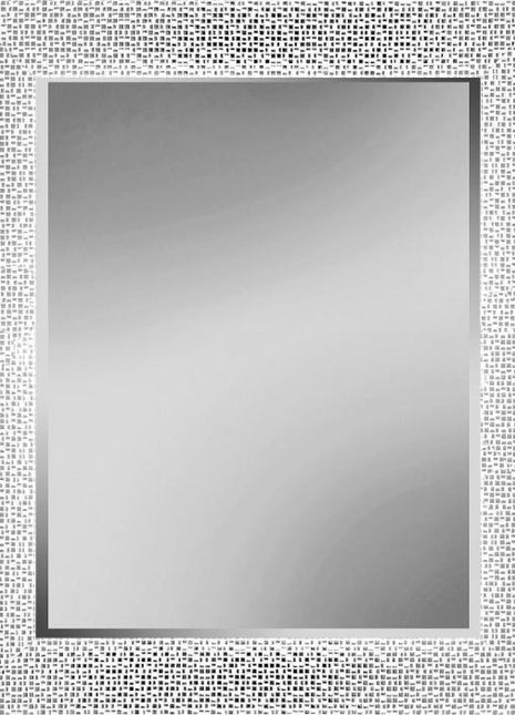 Spiegel mit Facette, 84x184cm inkl. Rahmen. Silber
