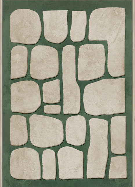 Leinwand inkl. Rahmen 80x120cm 'Stones' Material: 80% Gips