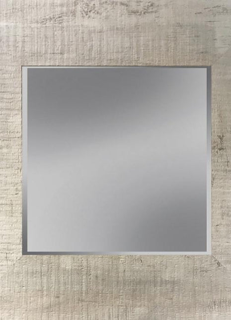 Spiegel mit Facette, 48x138cm inkl. Rahmen. Creme